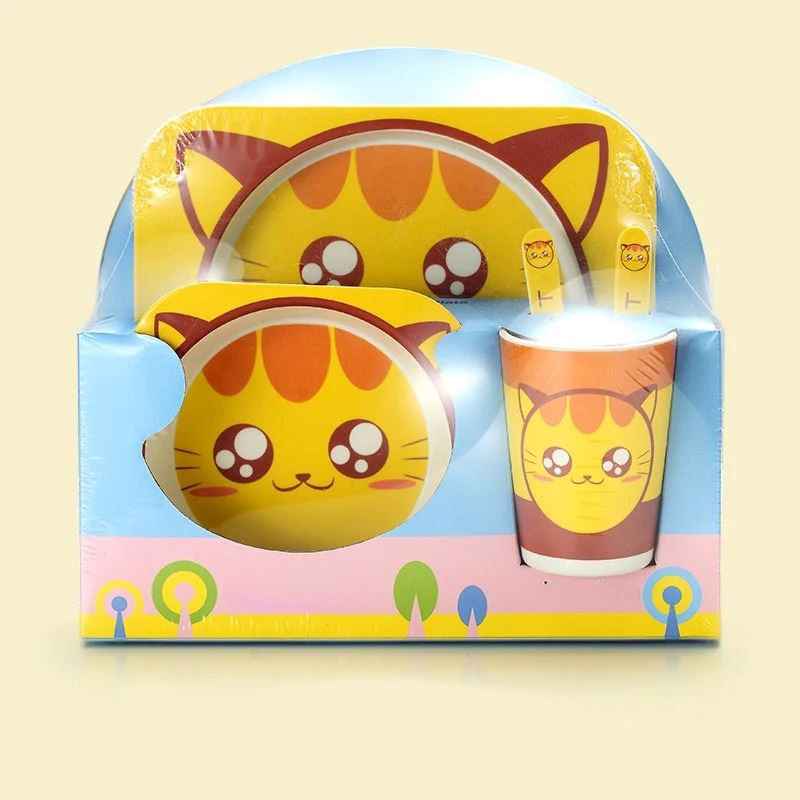 Vaisselle Bebe - BambooKid™ - Chat - Espace Coco