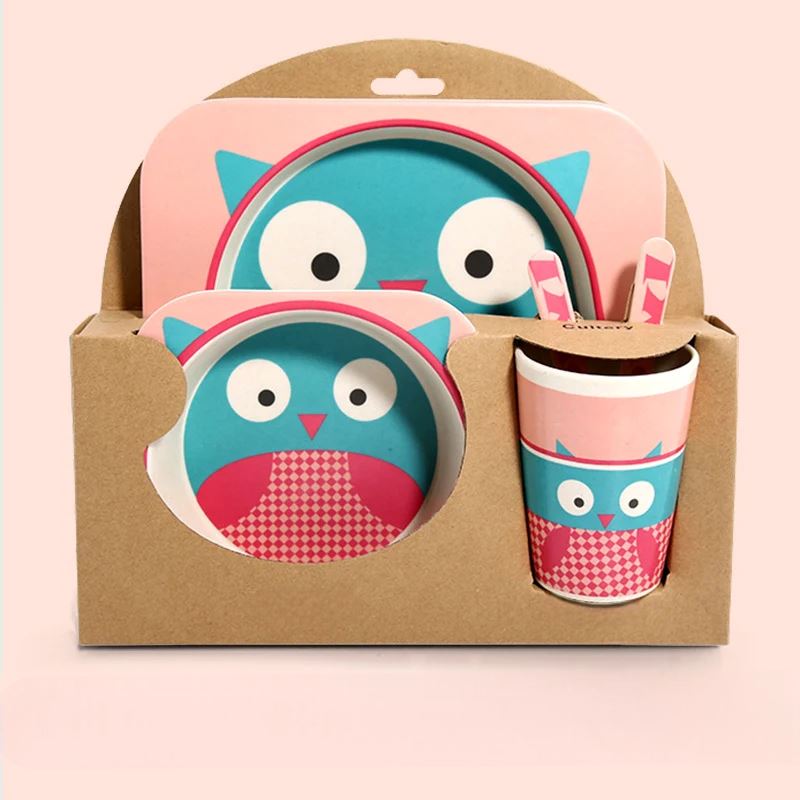 Vaisselle Bebe - BambooKid™ - Hibou - Espace Coco