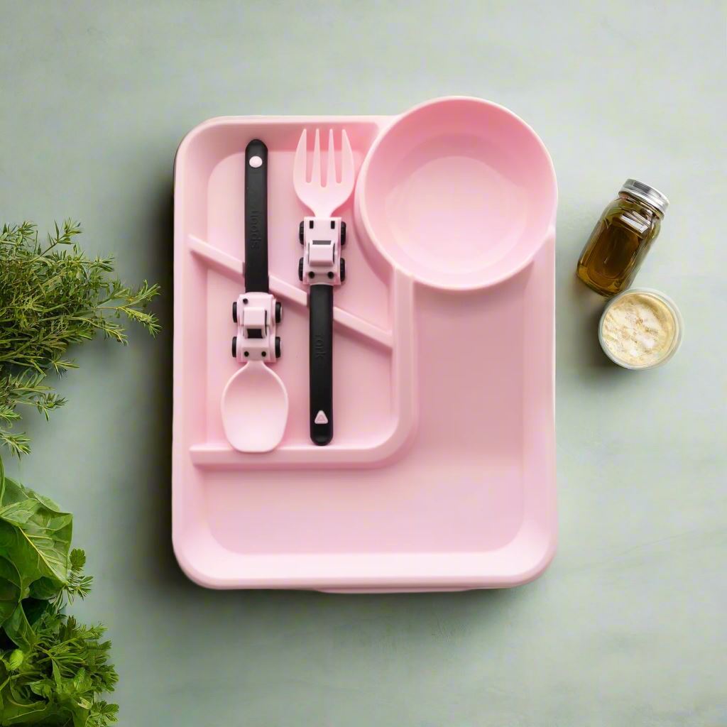 Vaisselle Bebe - CoursePlate™ - Rose - Espace Coco