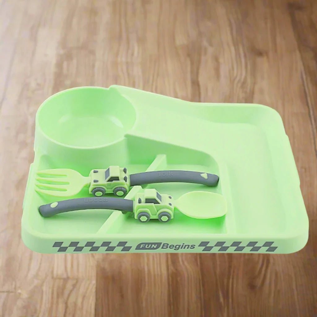 Vaisselle Bebe - CoursePlate™ - Vert - Espace Coco