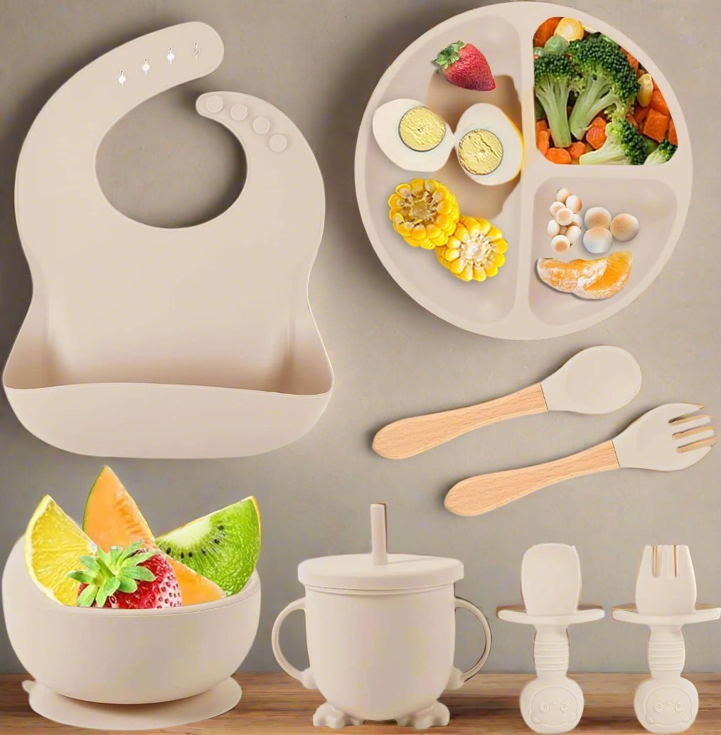 Vaisselle Bebe - TablewareBabySet™ - Beige - Espace Coco
